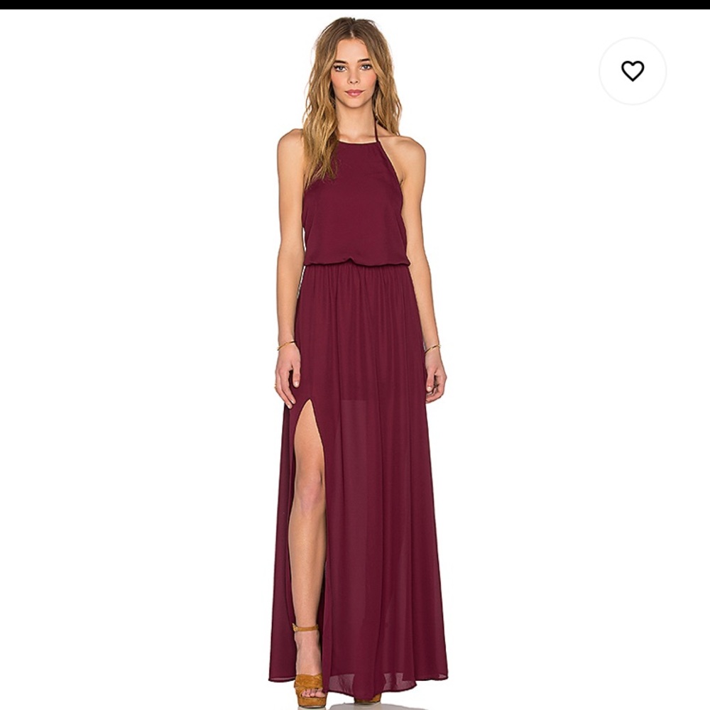 Maroon dress